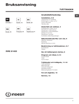 Indesit XWE 81483X K EU Användarguide