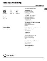 Indesit XWA 71483X W EU Användarguide