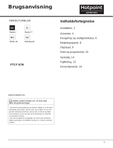 Whirlpool FTCF 87B 6PY1 (EU) Användarguide