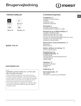 Indesit EDPA 745 A1 ECO (EU) Användarguide