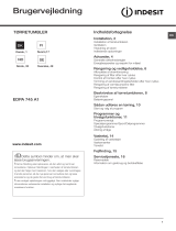 Indesit EDPA 745 A1 ECO (EU) Användarguide