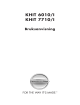 KitchenAid KHIT 6010/I Användarguide