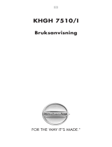 KitchenAid KHGH 7510/I Användarguide