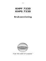 KitchenAid KHPF 7520/I Användarguide
