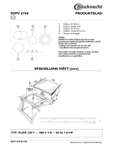 Bauknecht EDPV 6740 IN Användarguide