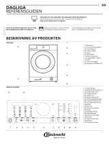 Bauknecht WA Platinum 1054 I Daily Reference Guide