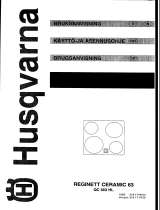 HUSQVARNA-ELECTROLUX QC363HL Användarmanual