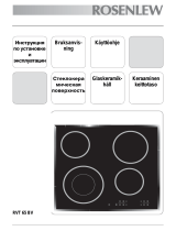 ROSENLEW RVT65BV 07U Användarmanual