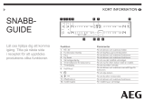 AEG IAE84431FB Snabbstartsguide