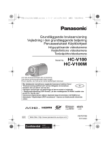 Panasonic HC-V100 Bruksanvisning