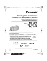 Panasonic HC-V110 Bruksanvisning