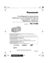 Panasonic HC-V160 Bruksanvisning