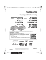Panasonic HC-WX970 Bruksanvisning