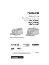 Panasonic HDC-HS80 Bruksanvisning