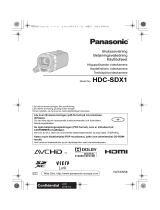 Panasonic HDCSDX1EC Bruksanvisningar
