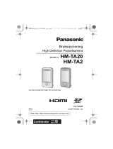 Panasonic HMTA2EC Bruksanvisningar