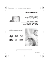 Panasonic VDRD160E Bruksanvisningar