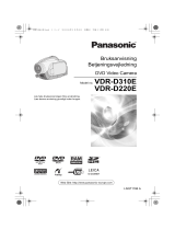 Panasonic VDRD310E Bruksanvisningar