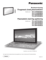 Panasonic TH50PHD8ES Bruksanvisning