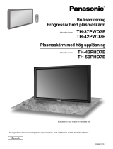 Panasonic TH50PHD7EK Bruksanvisning