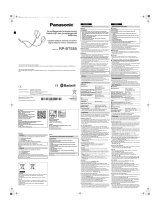 Panasonic RPBTS55E Bruksanvisningar