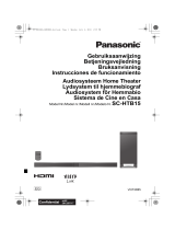 Panasonic SCHTB15EG Bruksanvisning