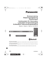 Panasonic SC-HTB770 Bruksanvisning
