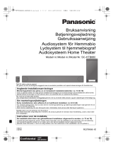 Panasonic SC-HTB8 Bruksanvisning