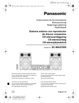 Panasonic SCMAX3500E Bruksanvisningar