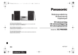 Panasonic SC-PMX9DB Bruksanvisning