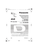 Panasonic SVSD300 Bruksanvisning
