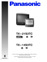 Panasonic TX21S3TC Bruksanvisningar