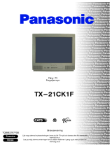 Panasonic TX21CK1F Bruksanvisningar