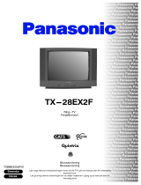 Panasonic TX28EX2F Bruksanvisningar