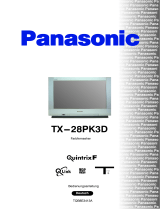 Panasonic TX28PK3D Bruksanvisningar