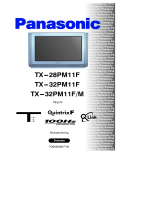 Panasonic TX32PM11FM Bruksanvisningar