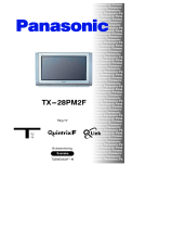 Panasonic TX28PM2F Bruksanvisningar
