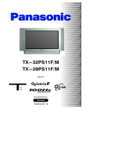 Panasonic TX28PS11FM Bruksanvisningar