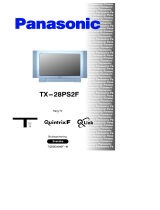 Panasonic TX28PS2F Bruksanvisningar