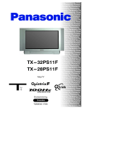 Panasonic TX28PS11FM Bruksanvisningar