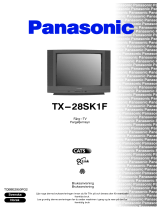 Panasonic TX28SK1F Bruksanvisningar