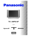 Panasonic TX29PS12F Bruksanvisningar