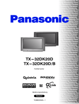 Panasonic TX32DK20DB Bruksanvisningar