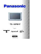 Panasonic TX32PM1F Bruksanvisningar