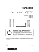 Panasonic SCBTT100EG Bruksanvisning