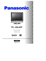 Panasonic TX20LA5F Bruksanvisningar