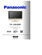 Panasonic TX23LX50F Bruksanvisningar
