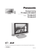 Panasonic TX32LX1V Bruksanvisningar