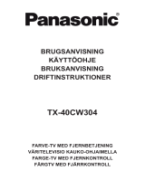 Panasonic TX40CW304 Bruksanvisningar