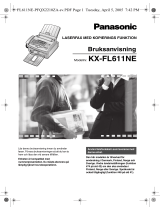 Panasonic KXFL611NE Bruksanvisningar
